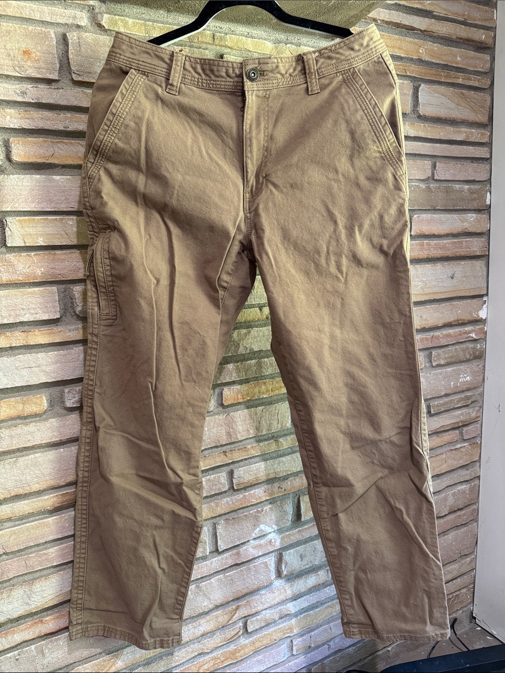 Men's Tan Canvas Utility Pants